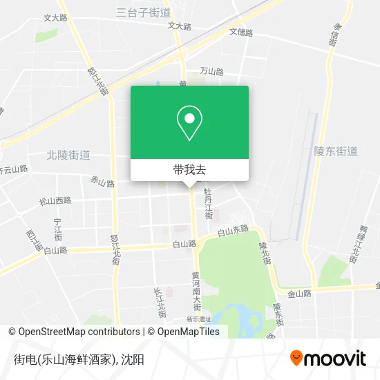 街电(乐山海鲜酒家)地图