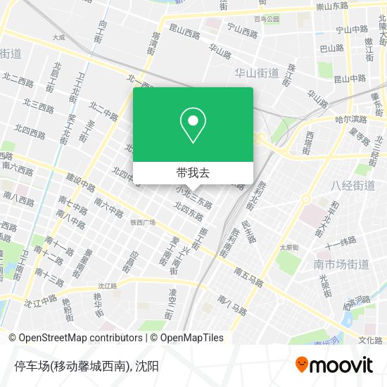 停车场(移动馨城西南)地图
