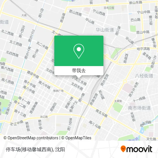 停车场(移动馨城西南)地图