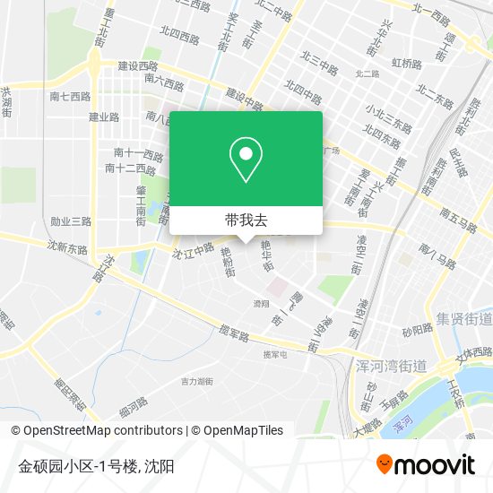 金硕园小区-1号楼地图