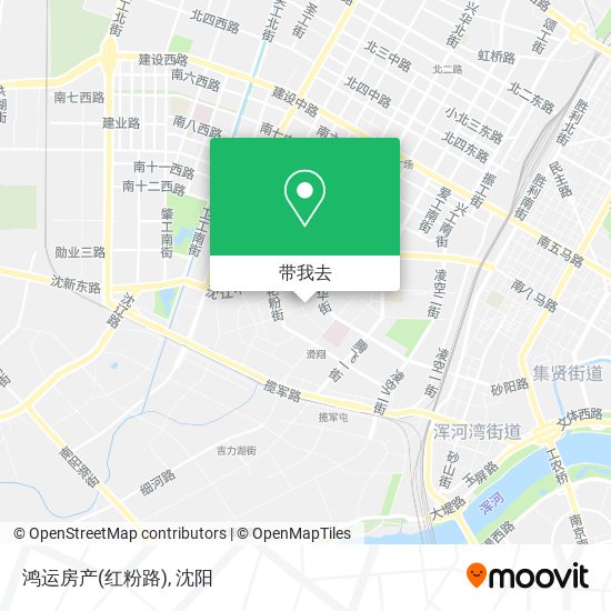鸿运房产(红粉路)地图