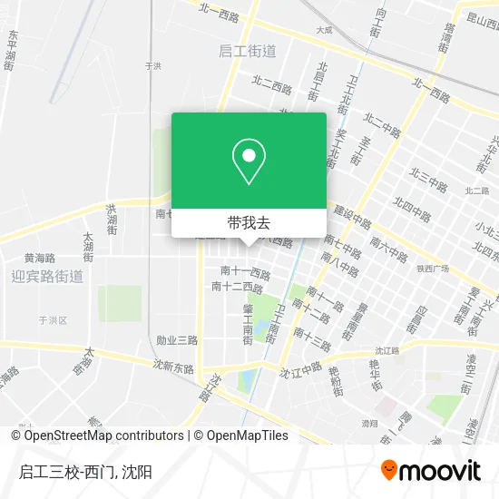 启工三校-西门地图