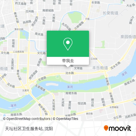天坛社区卫生服务站地图