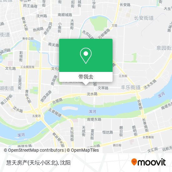 慧天房产(天坛小区北)地图