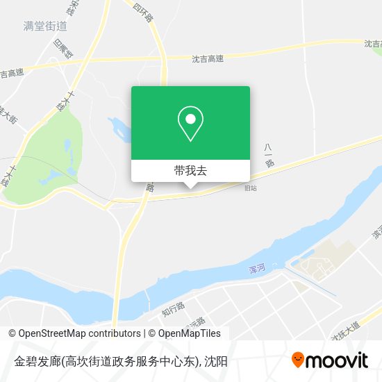 金碧发廊(高坎街道政务服务中心东)地图