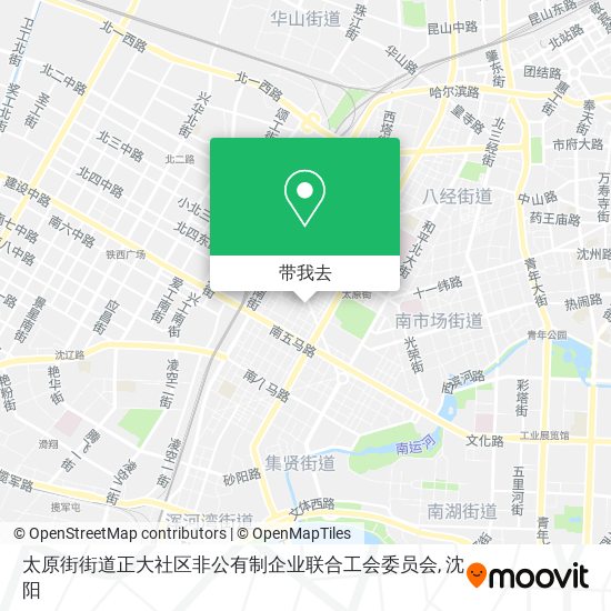 太原街街道正大社区非公有制企业联合工会委员会地图