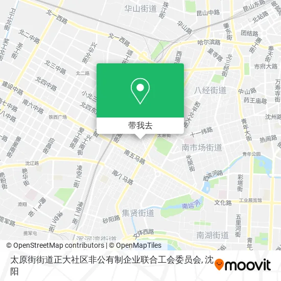 太原街街道正大社区非公有制企业联合工会委员会地图