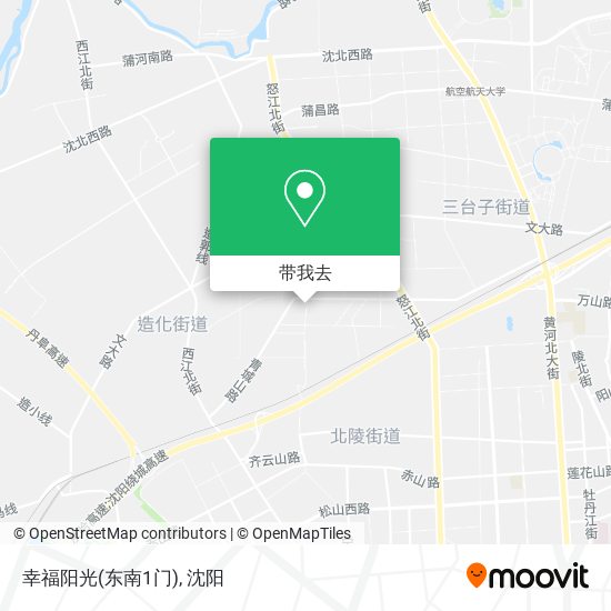 幸福阳光(东南1门)地图