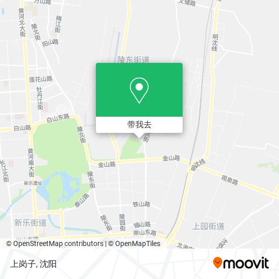 上岗子地图