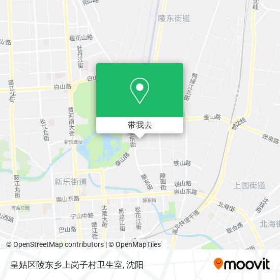 皇姑区陵东乡上岗子村卫生室地图