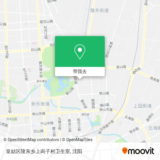 皇姑区陵东乡上岗子村卫生室地图