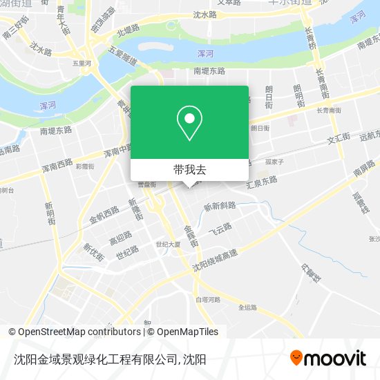 沈阳金域景观绿化工程有限公司地图