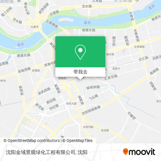 沈阳金域景观绿化工程有限公司地图