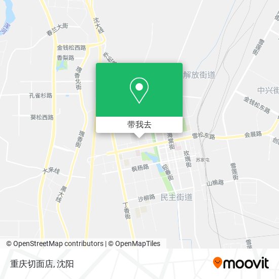 重庆切面店地图