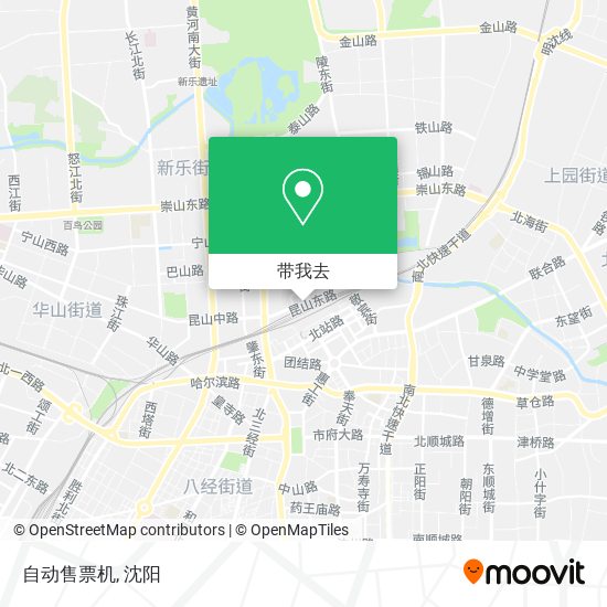 自动售票机地图