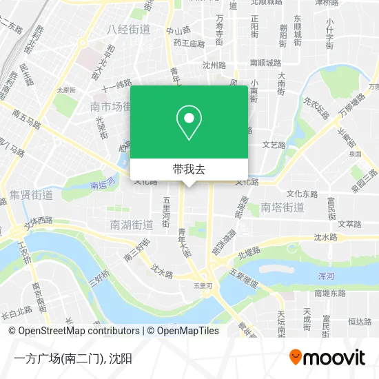 一方广场(南二门)地图