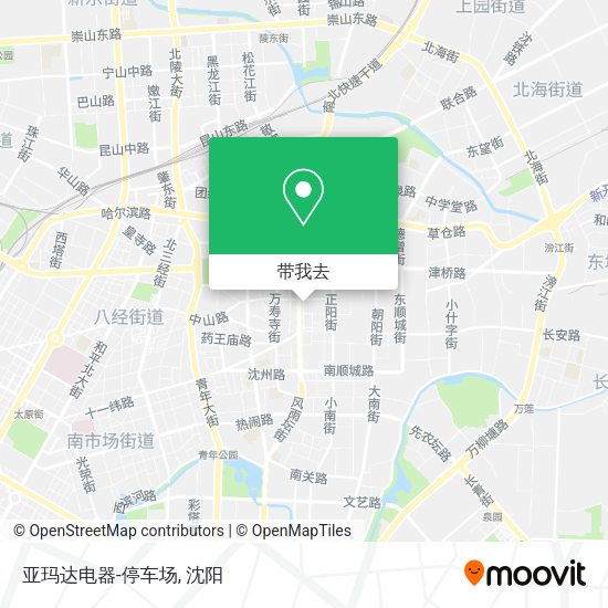 亚玛达电器-停车场地图
