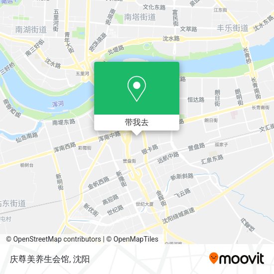 庆尊美养生会馆地图