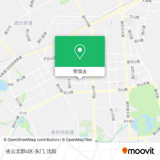 依云北郡c区-东门地图