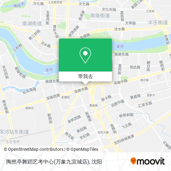 陶然亭舞蹈艺考中心(万象九宜城店)地图