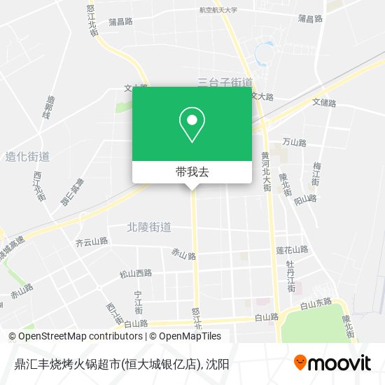 鼎汇丰烧烤火锅超市(恒大城银亿店)地图
