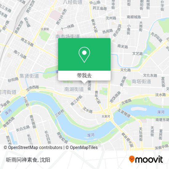听雨问禅素食地图