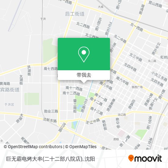巨无霸电烤大串(二十二部八院店)地图