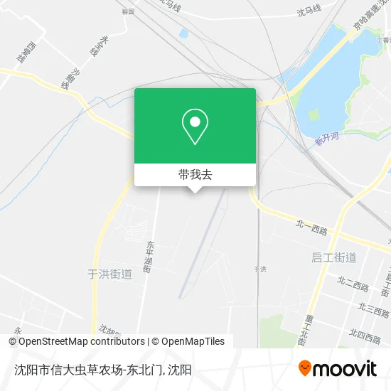 沈阳市信大虫草农场-东北门地图
