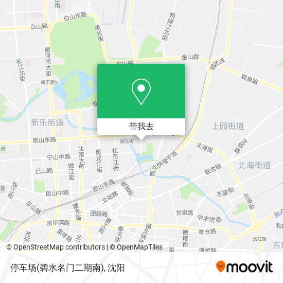 停车场(碧水名门二期南)地图