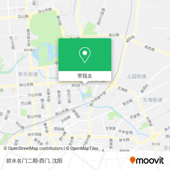 碧水名门二期-西门地图