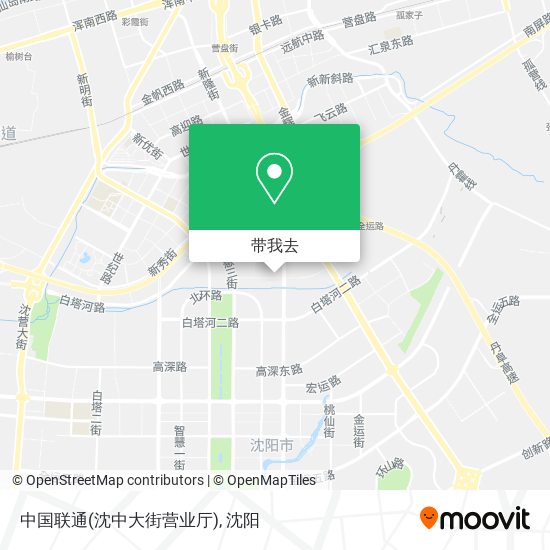 中国联通(沈中大街营业厅)地图