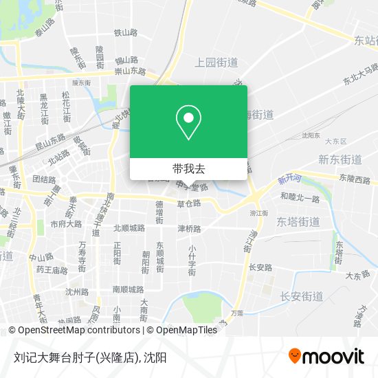 刘记大舞台肘子(兴隆店)地图