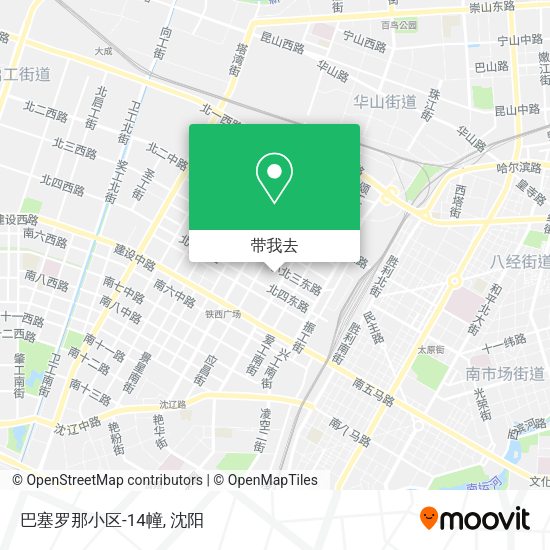 巴塞罗那小区-14幢地图