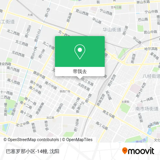 巴塞罗那小区-14幢地图