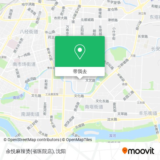 汆悦麻辣烫(省医院店)地图