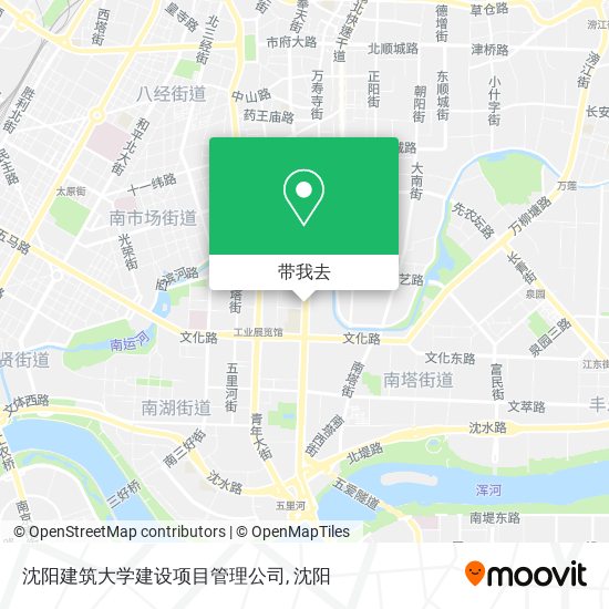 沈阳建筑大学建设项目管理公司地图