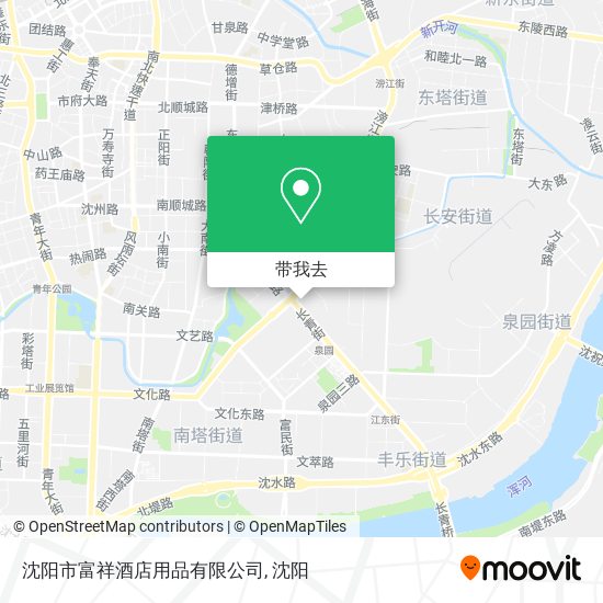 沈阳市富祥酒店用品有限公司地图