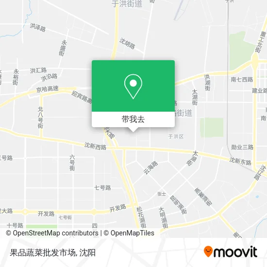 果品蔬菜批发市场地图