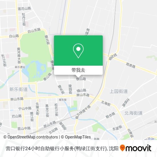 营口银行24小时自助银行小服务(鸭绿江街支行)地图
