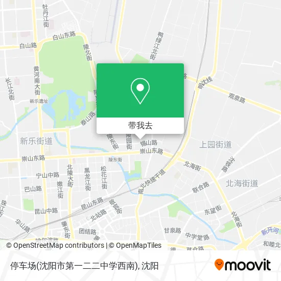 停车场(沈阳市第一二二中学西南)地图