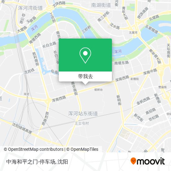 中海和平之门-停车场地图