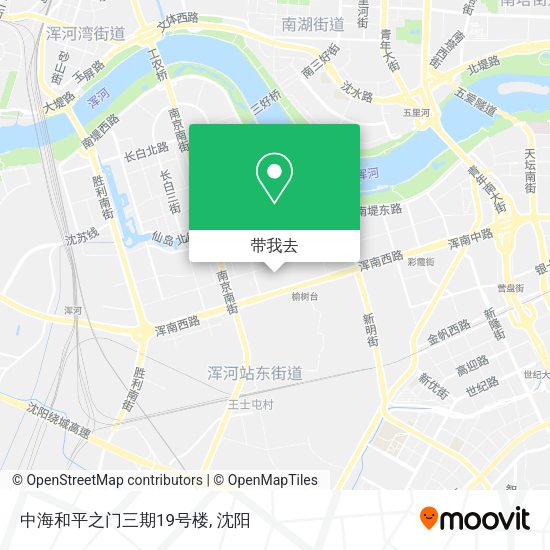 中海和平之门三期19号楼地图