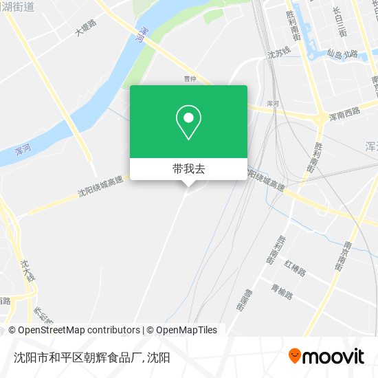 沈阳市和平区朝辉食品厂地图
