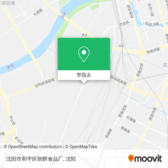 沈阳市和平区朝辉食品厂地图