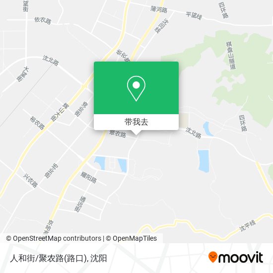 人和街/聚农路(路口)地图