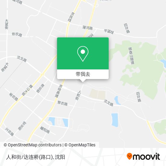 人和街/达连桥(路口)地图