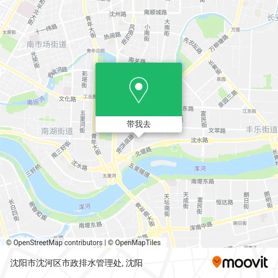 沈阳市沈河区市政排水管理处地图