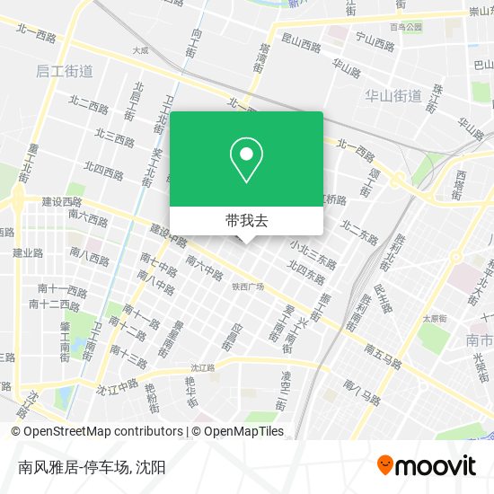 南风雅居-停车场地图