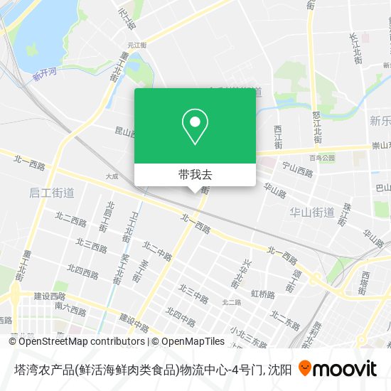 塔湾农产品(鲜活海鲜肉类食品)物流中心-4号门地图