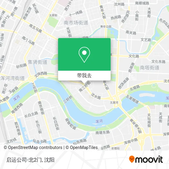 启运公司-北2门地图
